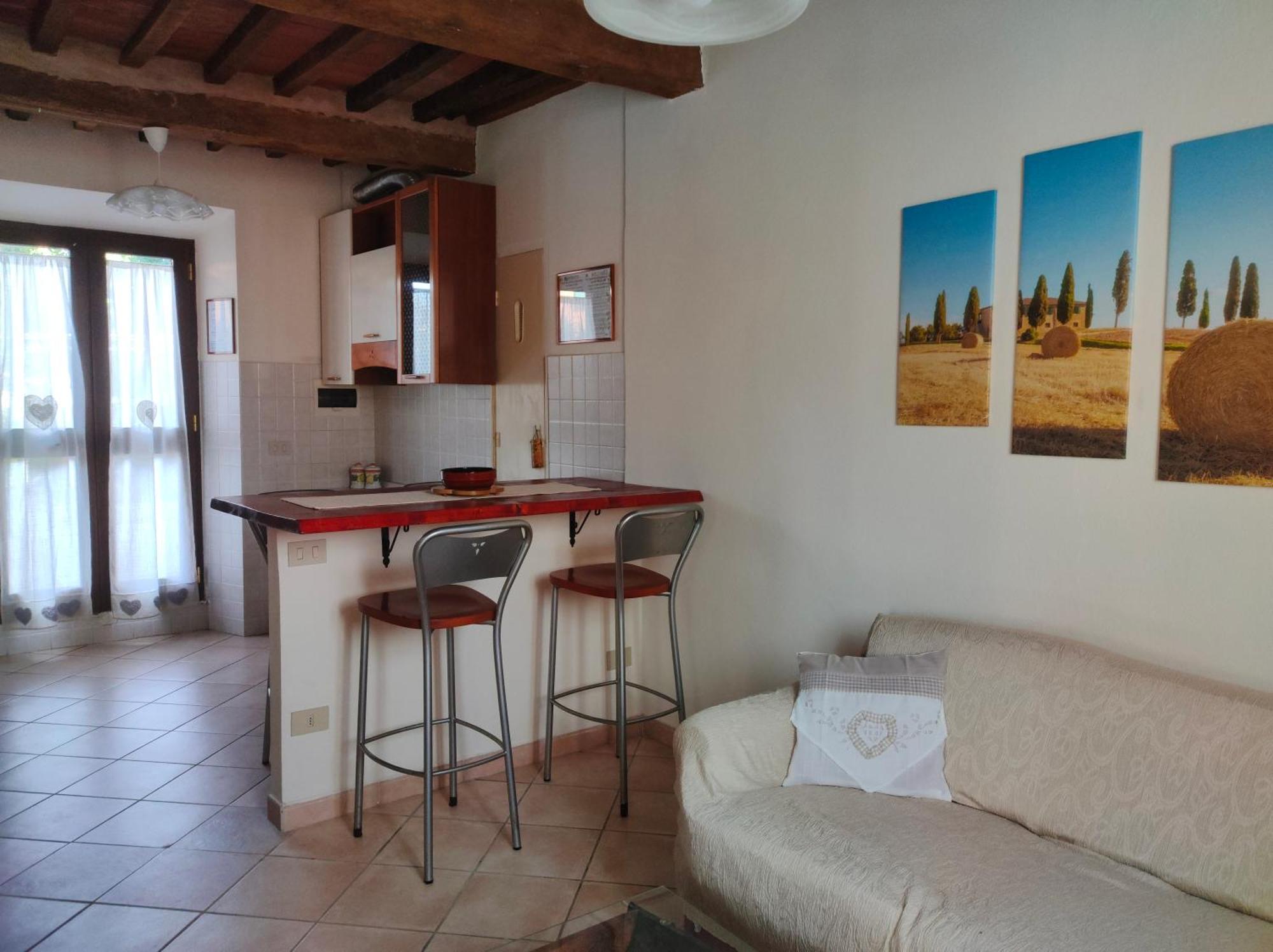 La Casina Di Colle - Appartamento Rustico Sulle Colline Di Pisa Casciana Terme Buitenkant foto