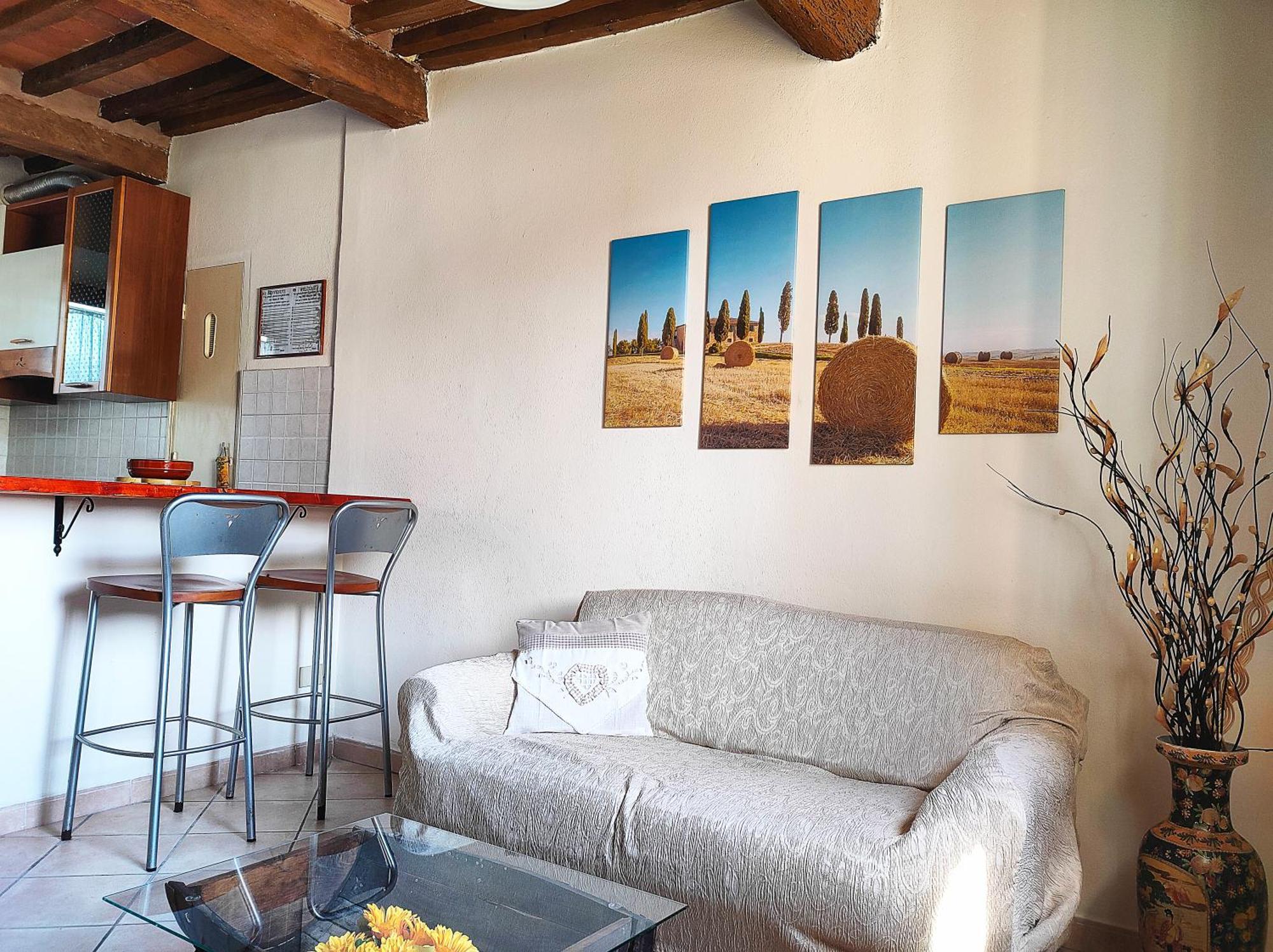 La Casina Di Colle - Appartamento Rustico Sulle Colline Di Pisa Casciana Terme Buitenkant foto